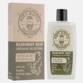 Бодрящее мыло для тела и волос "Водоросли и мята" MEN’S MASTER 260 мл - site41.local - Алматы