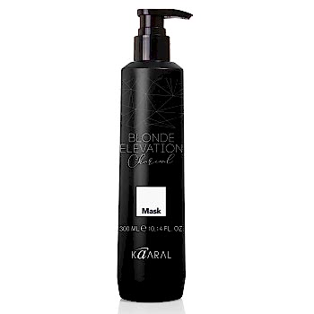Черная угольная тонирующая маска для волос Kaaral Blonde Elevation Charcoal Mask 300 мл - site41.local - Алматы
