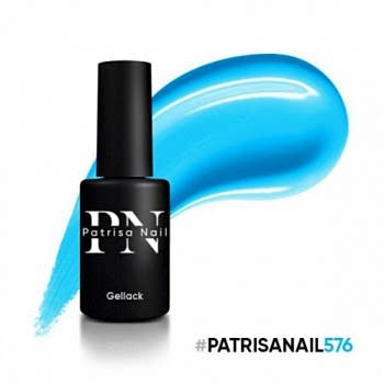 Гель-лак Patrisa Nail HYPE №576 Неоновый небесно-голубой, 8 мл - site41.local - Алматы